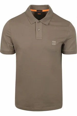 HUGO BOSS Polo Shirt Passenger Braun Taupe Größe 4XL