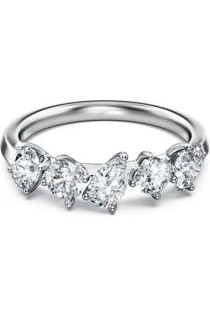 Swarovski Galaxy Ring, Im Labor gezüchtete Diamanten 1 ct tw, Verschiedene Formen, 18K Weißgold