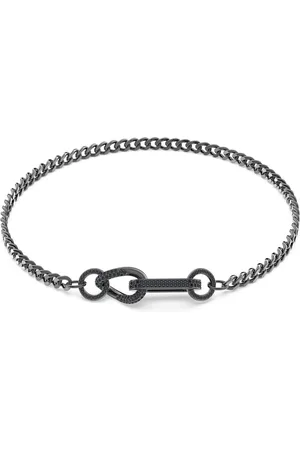 Swarovski Dextera Halskette, Pavé, Gemischte Glieder, , Rutheniert