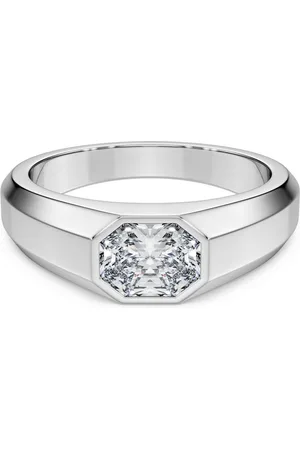 Swarovski Eternity Bandring, Im Labor gezüchtete Diamanten 1,0 ct tw, Achteckform, 18K Weißgold