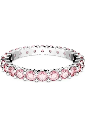 Swarovski Matrix Ring, Rundschliff, , Rhodiniert