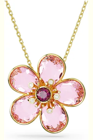 Swarovski Florere Anhänger, Blume, Klein, , Goldlegierungsschicht
