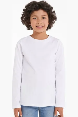 Tezenis Langärmeliges Basic-Shirt aus Baumwolle für Kinder Unisex Unisex Größe 2-3