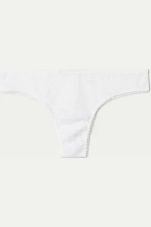 Tezenis Brazilian aus recycelter Spitze Frau Größe L