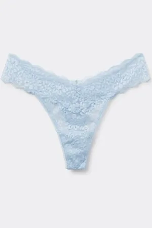 Tezenis String mit hohem Beinausschnitt aus recycelter Spitze Frau Größe L