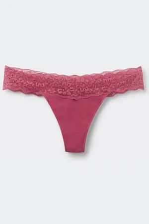 Tezenis Brazilian aus Baumwolle und recycelter Spitze Frau Größe S