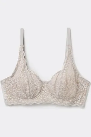 Tezenis Unwattierter Balconette-BH Paris aus recycelter Spitze Frau Größe 90C