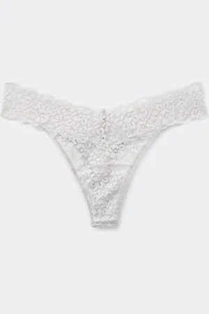 Tezenis String mit hohem Beinausschnitt aus recycelter Spitze Frau Größe L