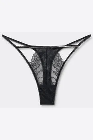 Tezenis String mit Seitenband im Tanga-Stil Shiny Delight Frau Größe S