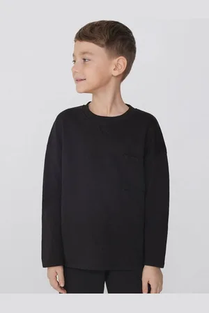 Tezenis Langarm-Sweatshirt mit Rundhalsausschnitt und Brusttasche für Jungen Junge Größe 10-11