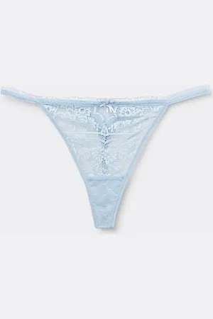 Tezenis String mit Seitenband im Tanga-Stil Lace Bliss Frau Größe L