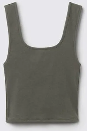 Tezenis Crop-Top mit breiten Trägern aus gerippter Baumwolle Frau Größe L