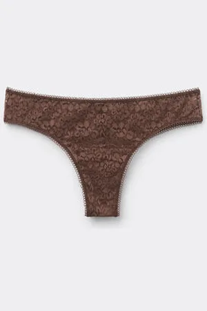 Tezenis Brazilian aus recycelter Spitze Frau Größe L