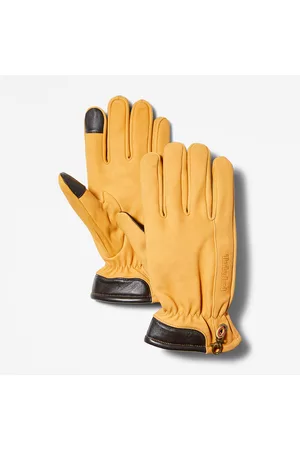 Timberland Herren Handschuhe - Winter Hill Lederhandschuhe Für Herren In Gelb Gelb, Größe