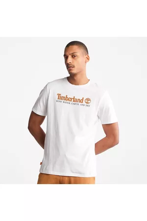 Timberland Herren Shirts - Wind, Water, Earth And Sky T-shirt Für Herren In Weiß Weiß, Größe