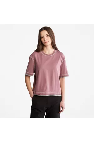 Timberland Damen Lange Ärmel - Geruchshemmendes Langarm-t-shirt Aus Supima-baumwolle Für Damen In Pink Violett, Größe