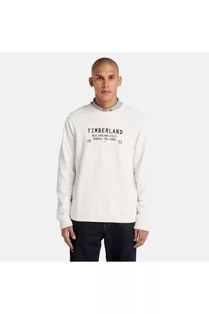 Timberland Herren Sweatshirts - Utility Sweatshirt Mit Rundhalsausschnitt Für Herren In Weiß Weiß, Größe