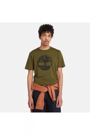 Timberland Herren Shirts - Kennebec River Tree Logo T-shirt Für Herren In Grün Grün, Größe