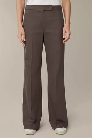 Windsor Baumwoll-Stretch-Marlene-Hose in Dunkelgrau
