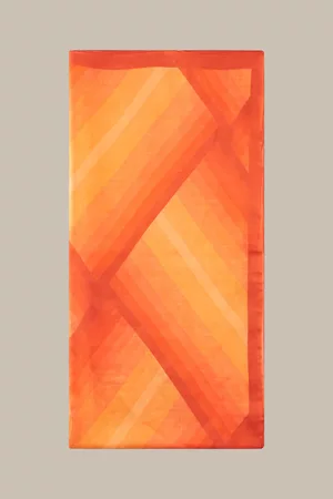 Windsor Damen Schals - Tuch aus Modal in Rot-Orange gemustert