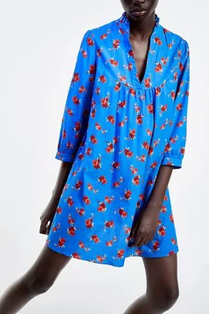 Zara Kleid mit blumenmuster